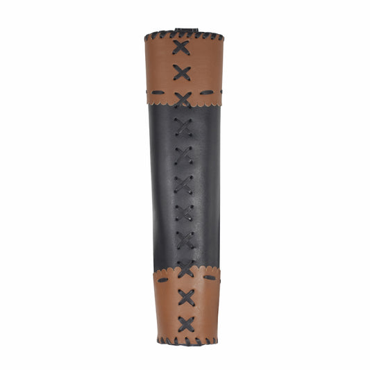 White Feather Traditional Leather Back Quiver Tornado