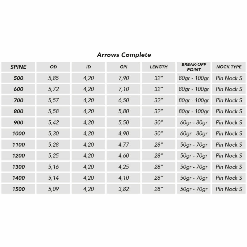 Shocq Inceptor Carbon Target / 3D Arrows x 12 Pkt