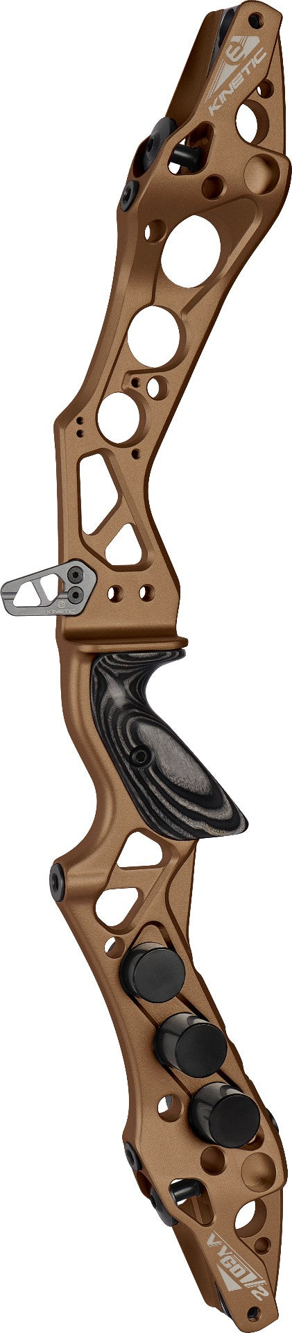 Kinetic Vygo V2 25" Barebow Riser & Weights