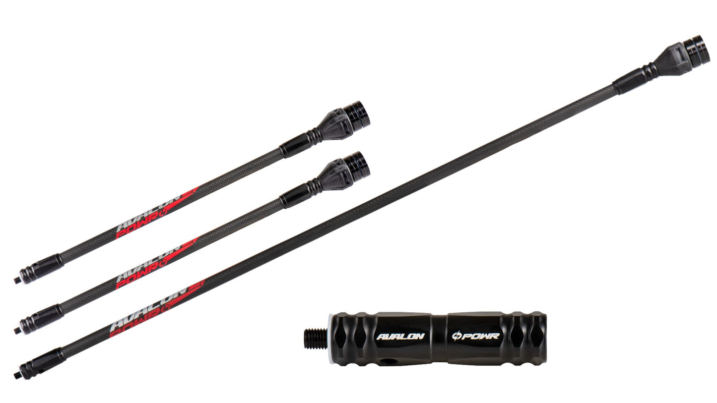 Avalon POWR Stabiliser Range, Rods and Extenders