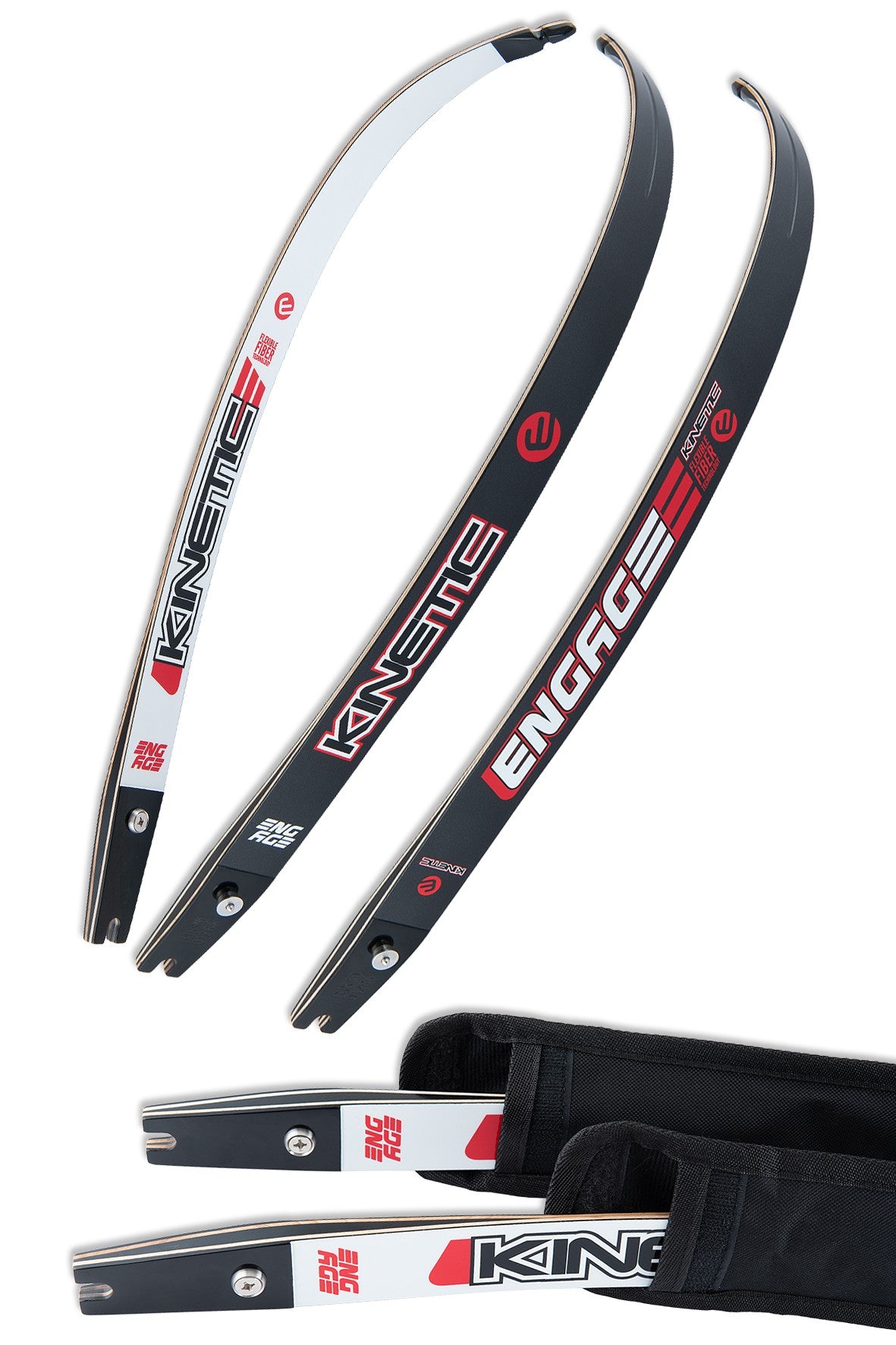 Kinetic "Engage" Recurve ILF Fiber/Wood Limbs