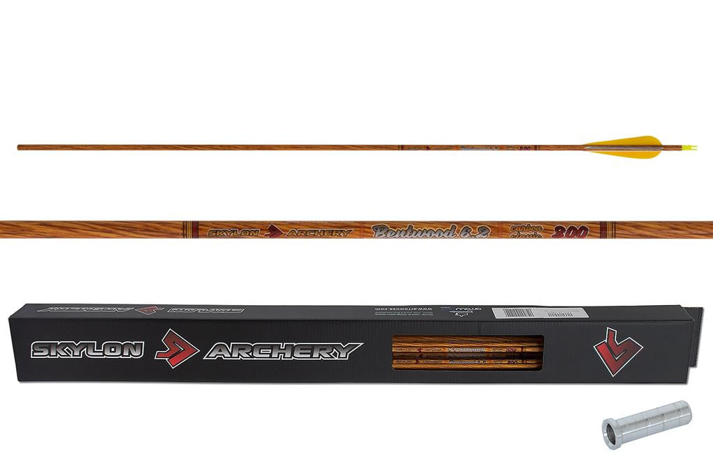 Skylon Bentwood Carbon Arrow 4" Feathers x 12