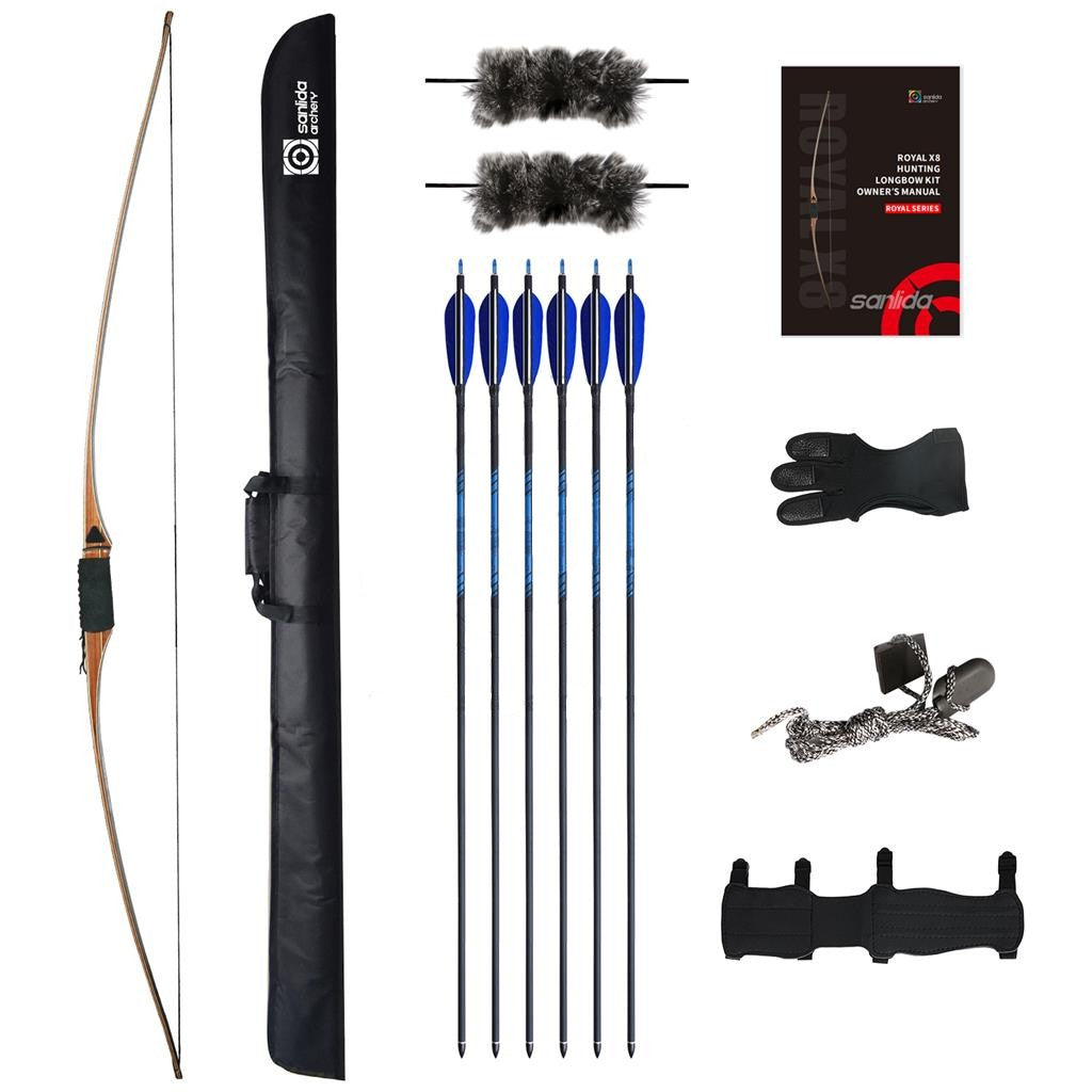 Sanlida Longbow Package X8 Royal 68" Package