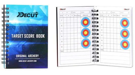 New Decut Archery Gift Pocket Sized Visual Score Book Record Keeping FITA