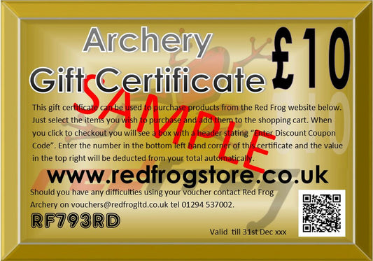 Archery Gift Card From £10