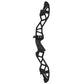 Black 25" SF Newtron ILF riser with a sleek, lightweight aluminum design featuring a medium grip and cutout pattern.