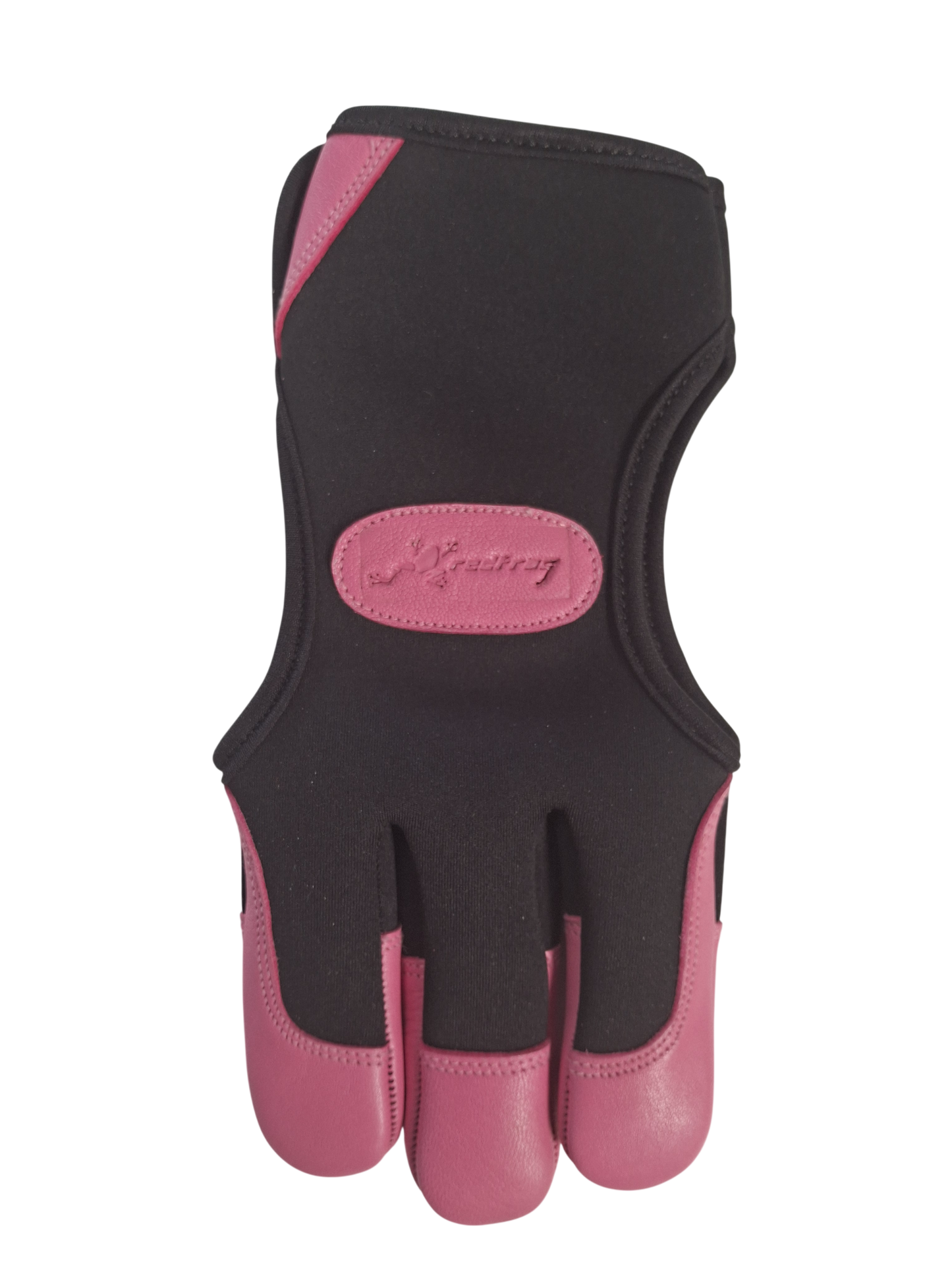 Red Frog 3 Finger Draw Hand Glove Soft Leather (Clearance)