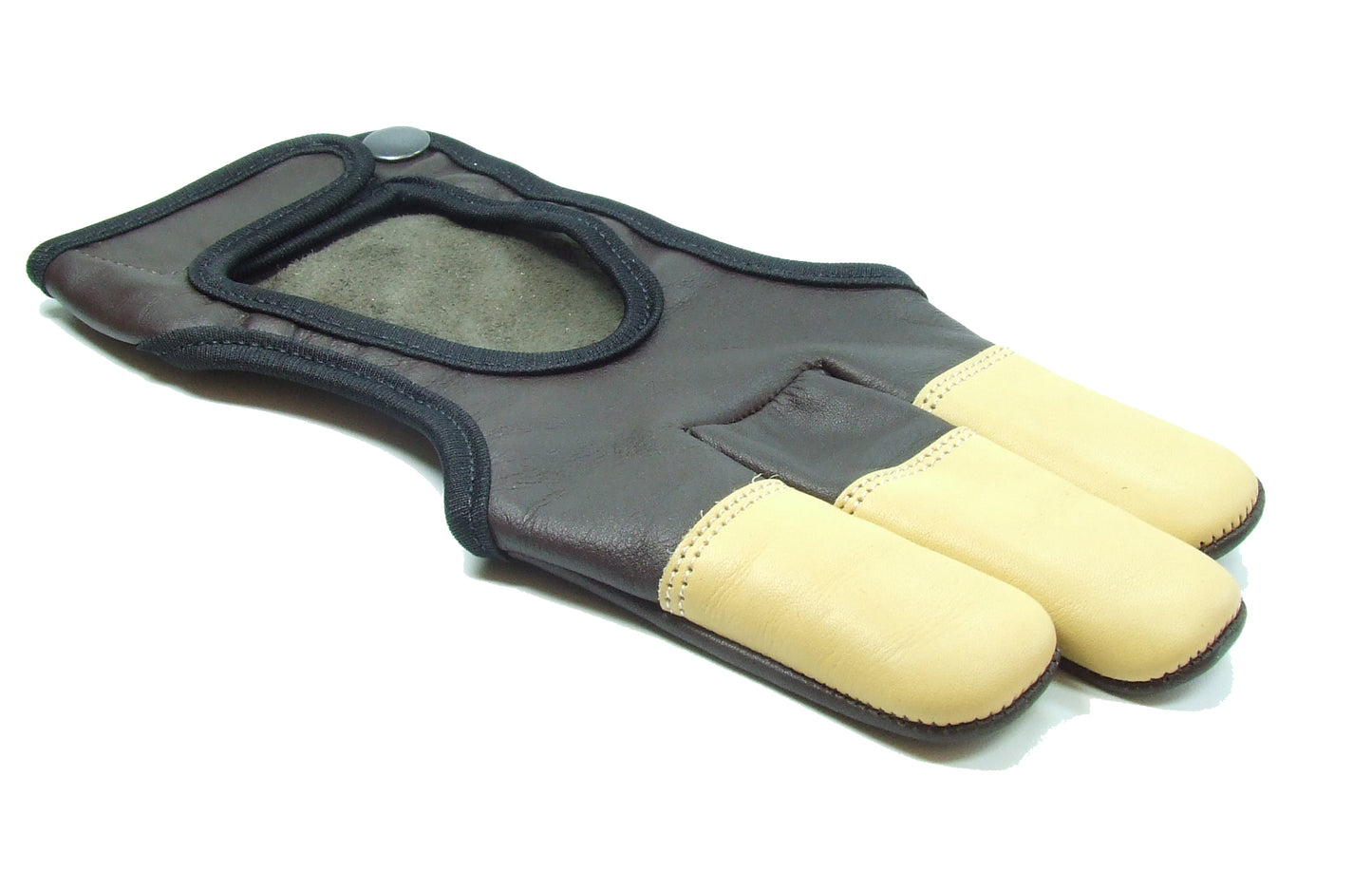 Red Frog 3 Finger Draw Hand Glove Soft Leather (Clearance)