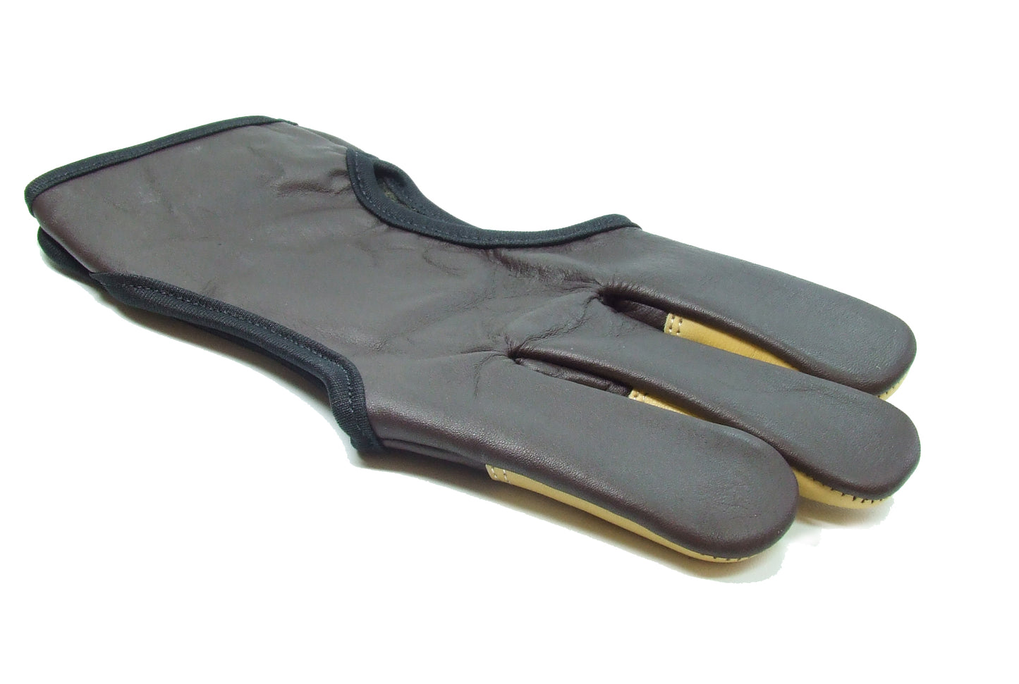 Red Frog 3 Finger Draw Hand Glove Soft Leather (Clearance)