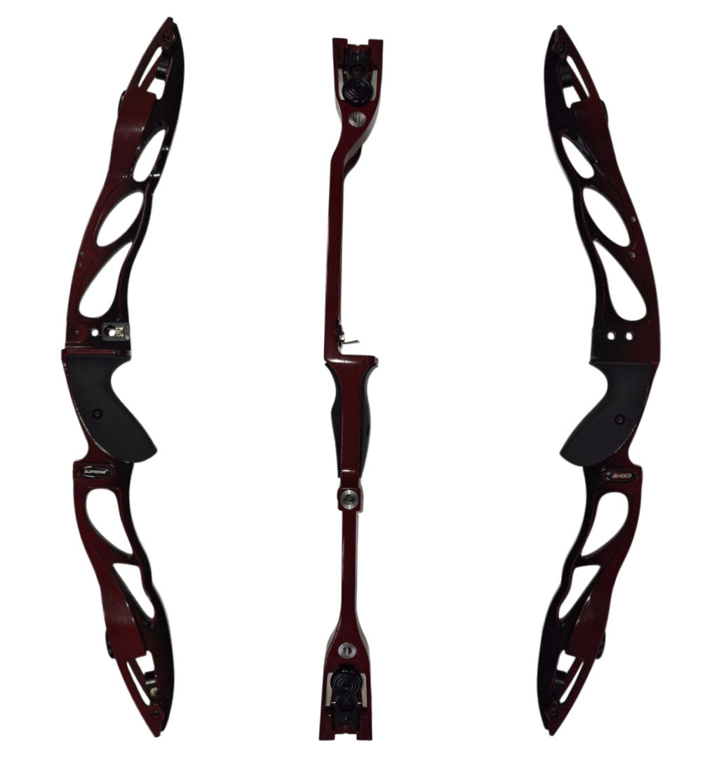 Shocq Supreme 25" Recurve RH Black / Red CLEARNACE