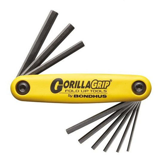 Bondhus GORILLA Fold Up Allen Set Inch U.S. 0.05" > 3/16"