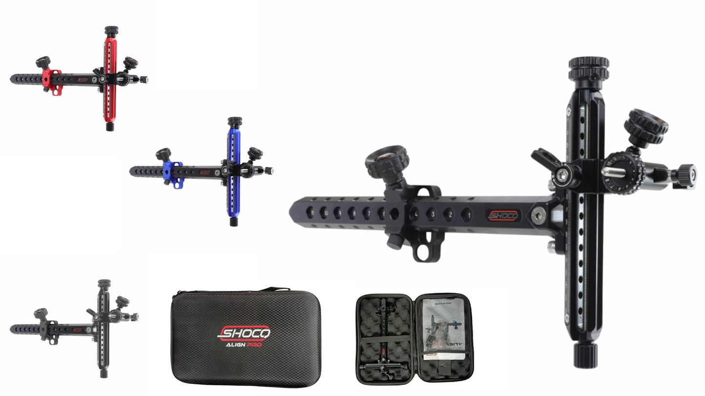 Shocq Align Pro Aluminium recurve Sight
