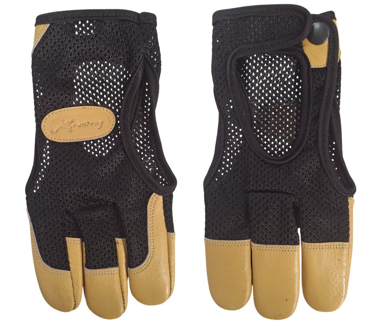 Red Frog 3 Finger Draw Hand Glove Soft Leather & Mesh (Clearance) (Copy)