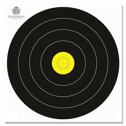 80cm Waxed Reinforced Paper Targets  FAA/WA