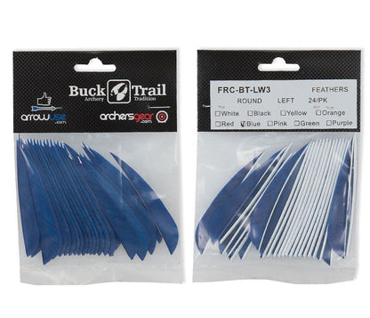Buck Trail 3" Parabolic RW Turkey Feathers ( Clearance )