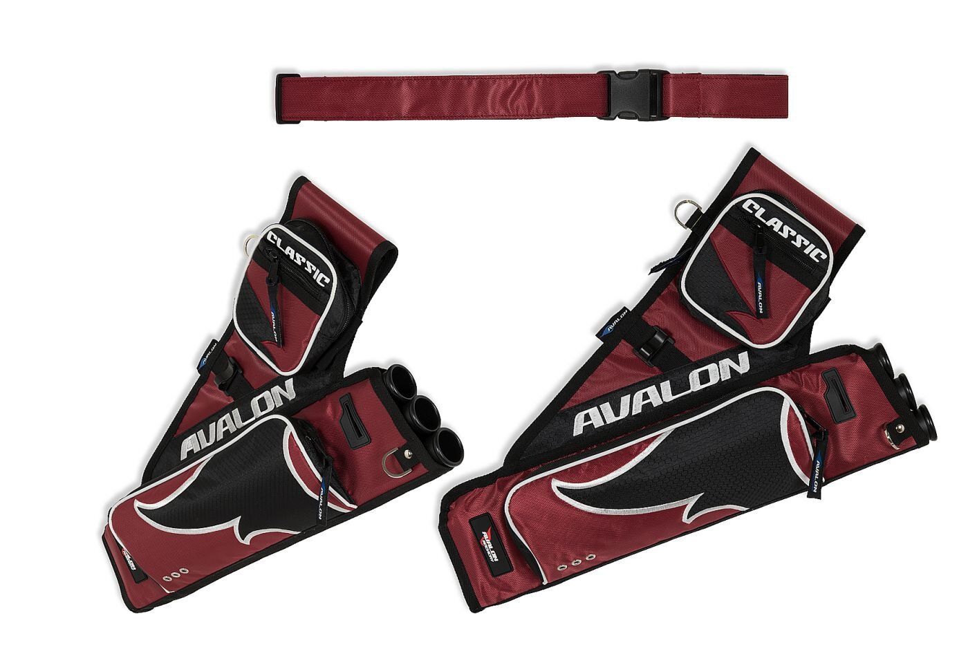 Avalon Classic 3 Tube Quiver & Belt